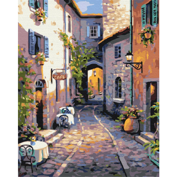 Картина по номерам Пейзажі - Тихая улочка