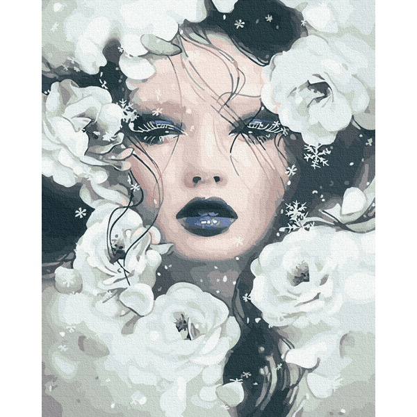 Картина по номерам Люди на картинах - Ніжна жіночність