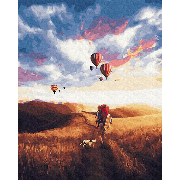 Картина по номерам Пейзажі - Казка в полі