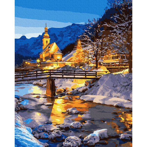 Картина по номерам Пейзажі - Зимова казка