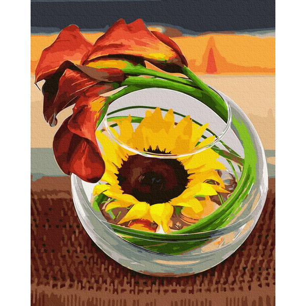 Картина по номерам Натюрморти - Квіткова ікебана