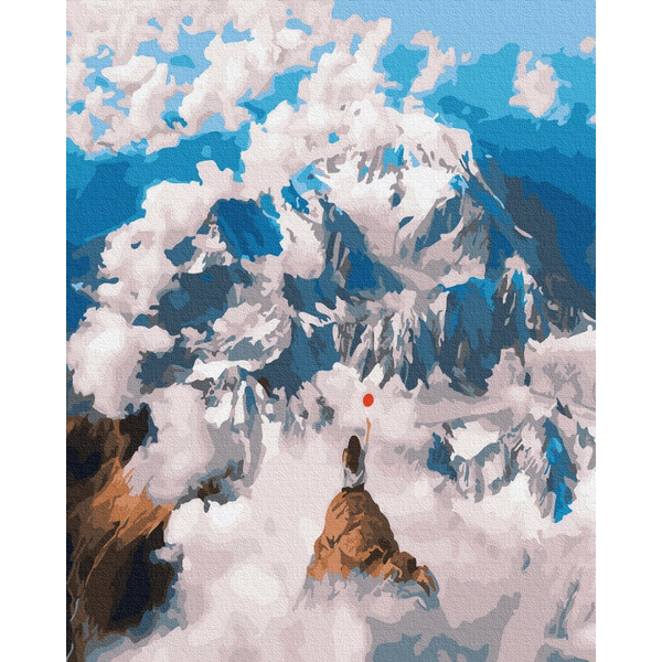 Картина по номерам Пейзажі - На вершині світу