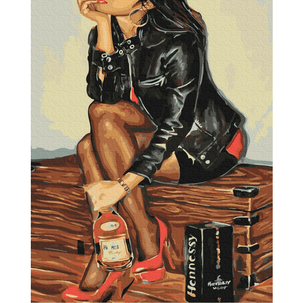 Картина по номерам Люди на картинах - Зухвала красуня