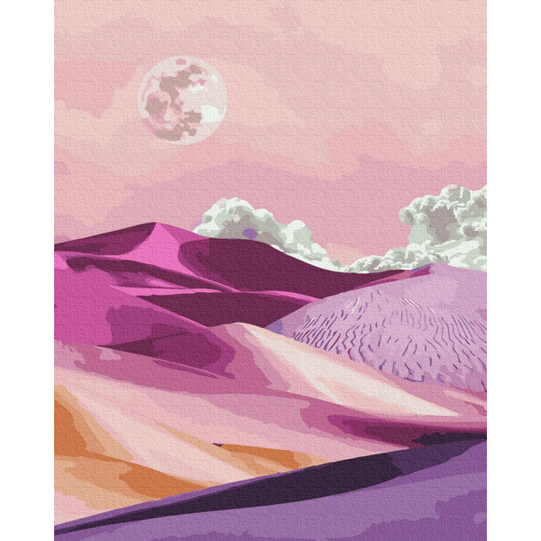 Картина по номерам Пейзажі - Рожевий світанок