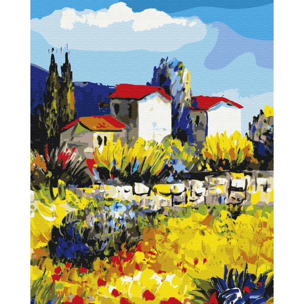 Картина по номерам Репродукції художників - Провінція маслом