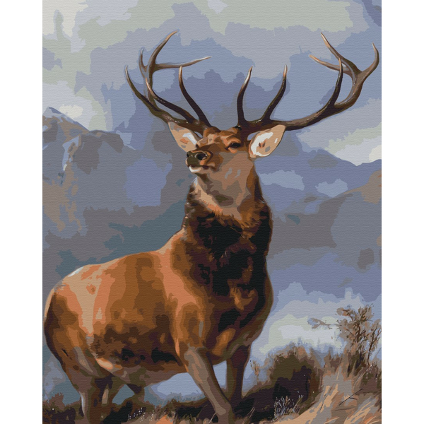 Картина по номерам Тварини, птахи та риби - Благородний олень