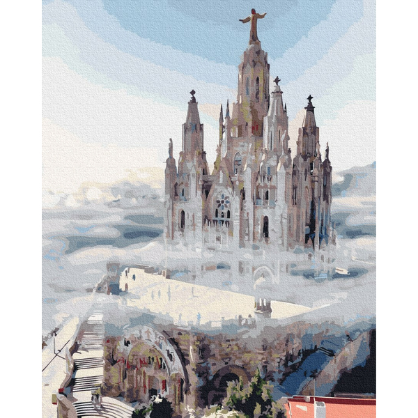 Картина по номерам Пейзажі - Туманний замок