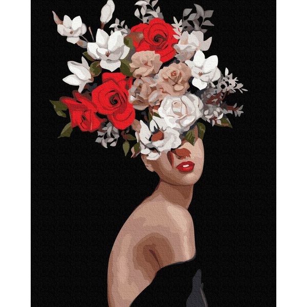 Картина по номерам Авторські колекції - Думки в квітах