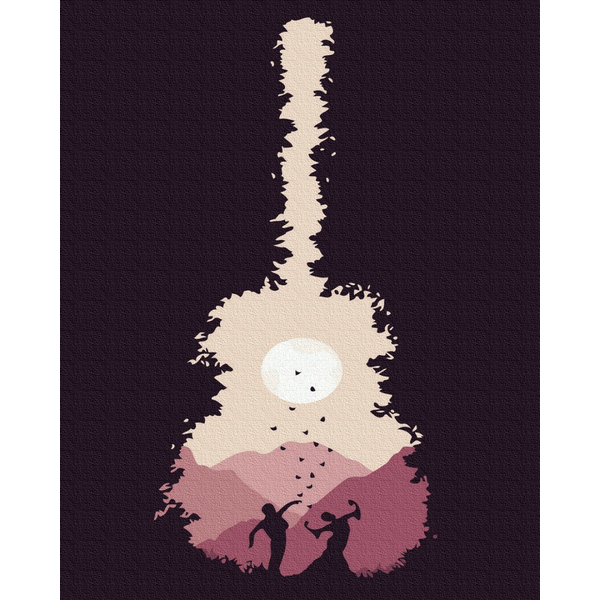 Картина по номерам Для початківців - Гітара