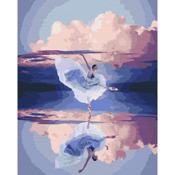 Картина по номерам Люди на картинах - Відображення легкості