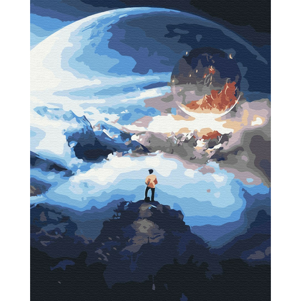 Картина по номерам Космос - Космічний мандрівник