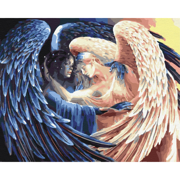 Картина по номерам Діти та ангели - Вічна боротьба