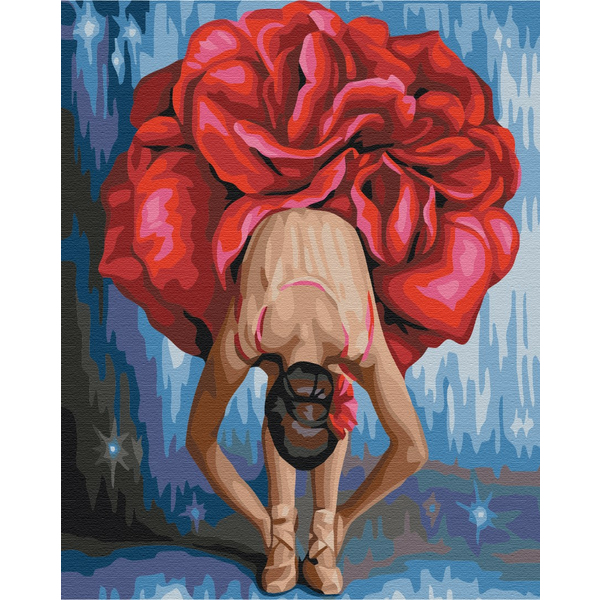 Картина по номерам Люди на картинах - Квіткова балерина