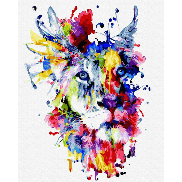 Картина по номерам Поп Арт - Фантастичний лев