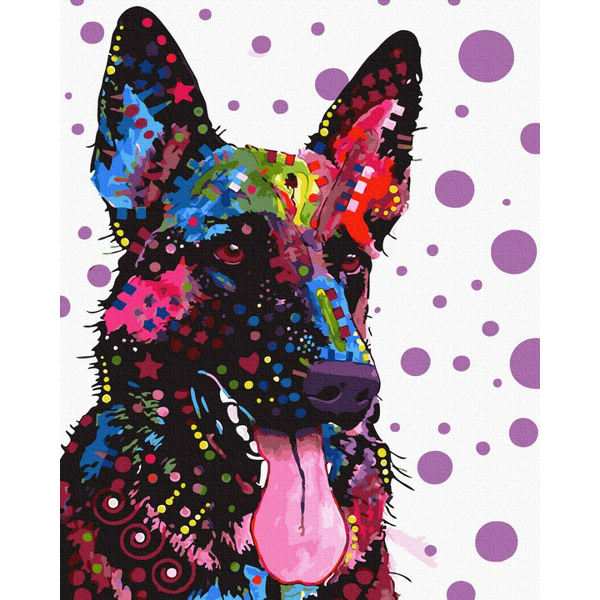 Картина по номерам Поп Арт - Барвистий Рекс