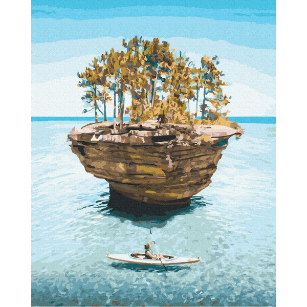 Картина по номерам Природа - Острів усамітнення