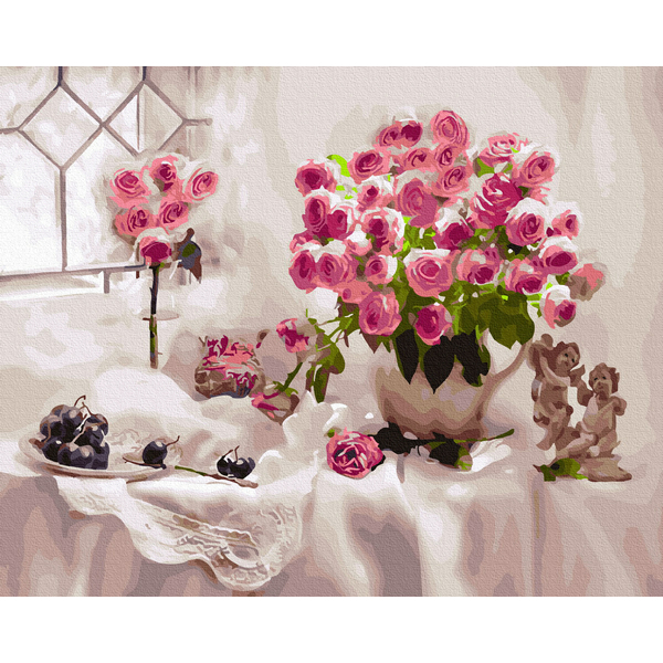 Картина по номерам Натюрморти - Ніжний натюрморт для леді