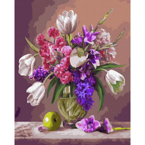 Картина по номерам Квіти - Квіткова композиція