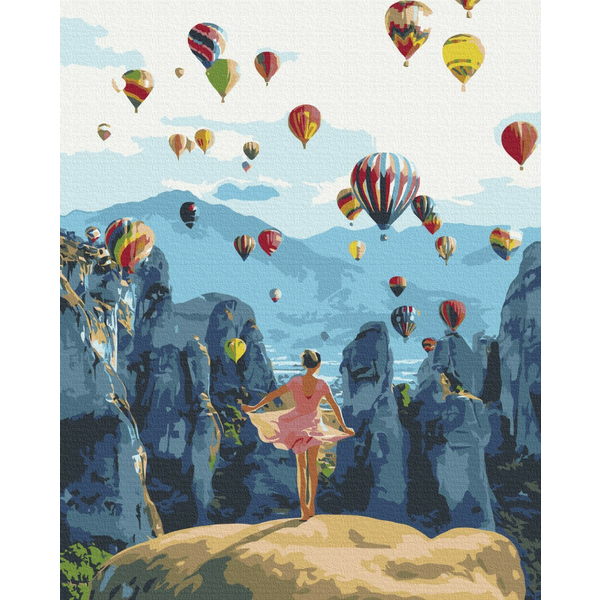 Картина по номерам Люди на картинах - Воздушные мечты