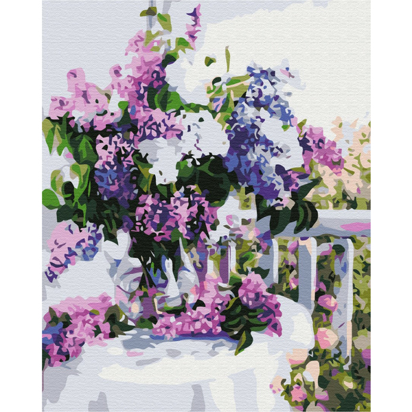 Картина по номерам Квіти - Бузок