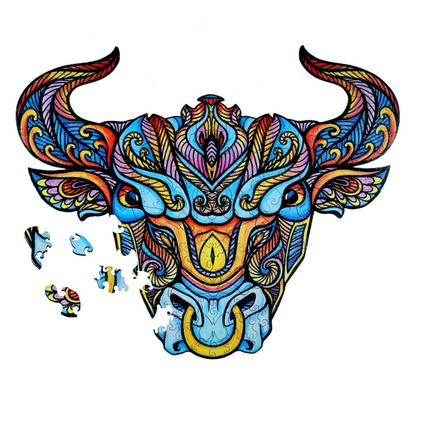 Дерев’яні пазли (281) - Бык