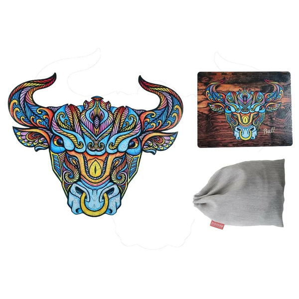 Дерев’яні пазли (281) - Бык