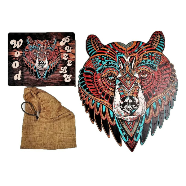 Дерев’яні пазли (281) - Ведмідь