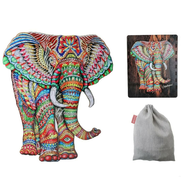 Дерев’яні пазли (281) - Слон