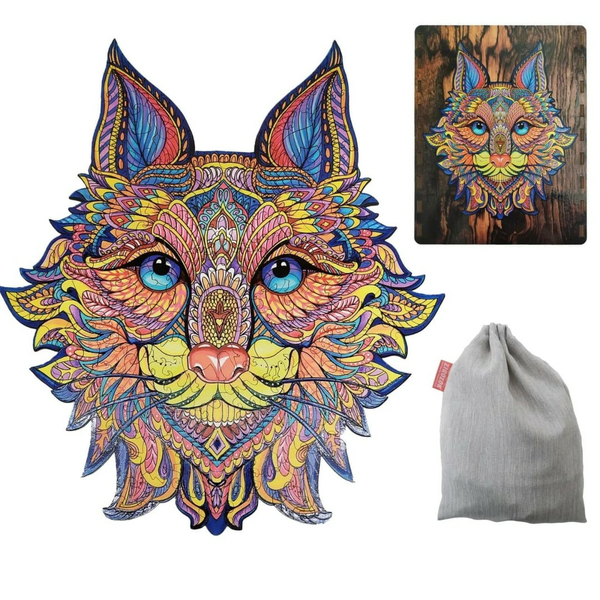 Дерев’яні пазли (281) - Лісовий кіт