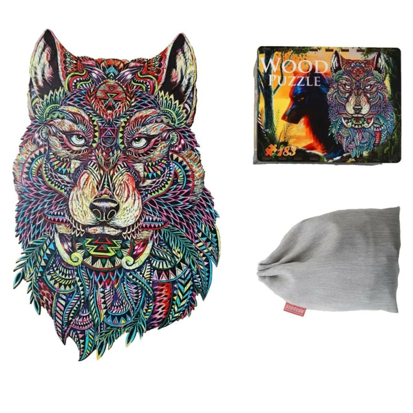 Дерев’яні пазли (281) - Вовк