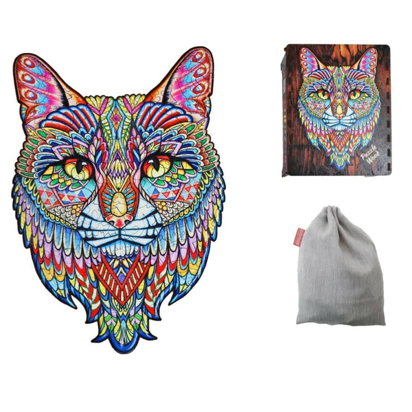 Дерев’яні пазли (281) - Кіт