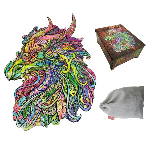 Дерев’яні пазли (281) - Дракон