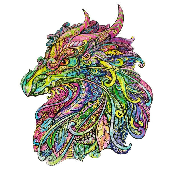 Дерев’яні пазли (281) - Дракон