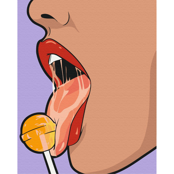 Картина по номерам Поп Арт - Лоллі поп