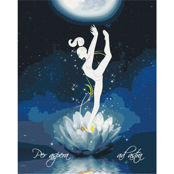 Картина по номерам Авторські колекції - Гімнастка 1