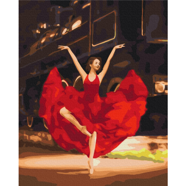 Картина по номерам Люди на картинах - Пристрасна балерина