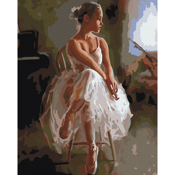 Картина по номерам Люди на картинах - Юна балерина