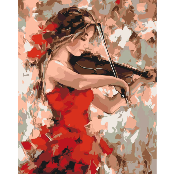 Картина по номерам Люди на картинах - Скрипалька