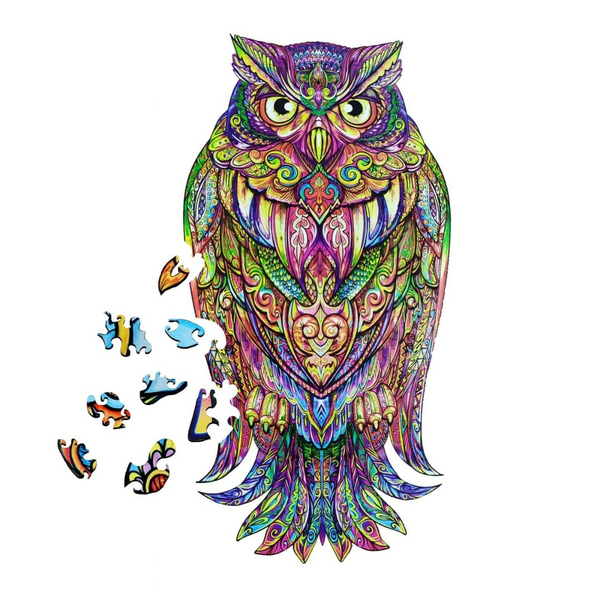 Дерев’яні пазли (281) - Мудра сова