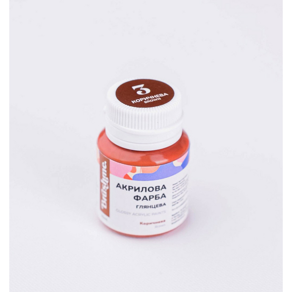 Глянцева 20 мл у баночці - Коричневая