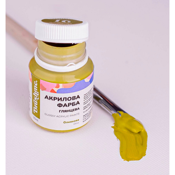 Глянцева 20 мл у баночці - Оливковая