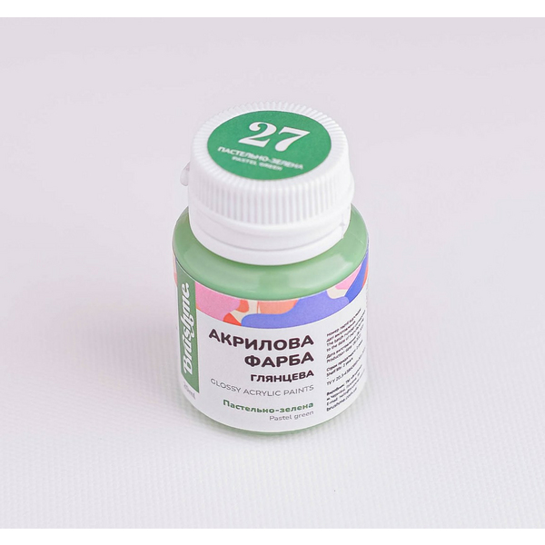 Глянцева 20 мл у баночці - Пастельно-зелена