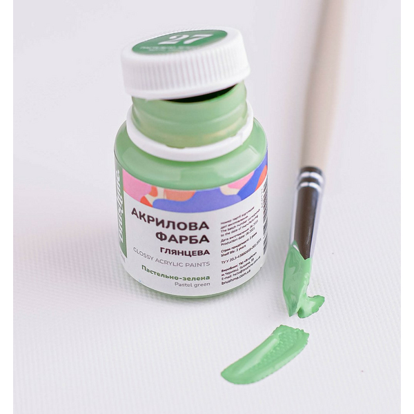 Глянцева 20 мл у баночці - Пастельно-зелена