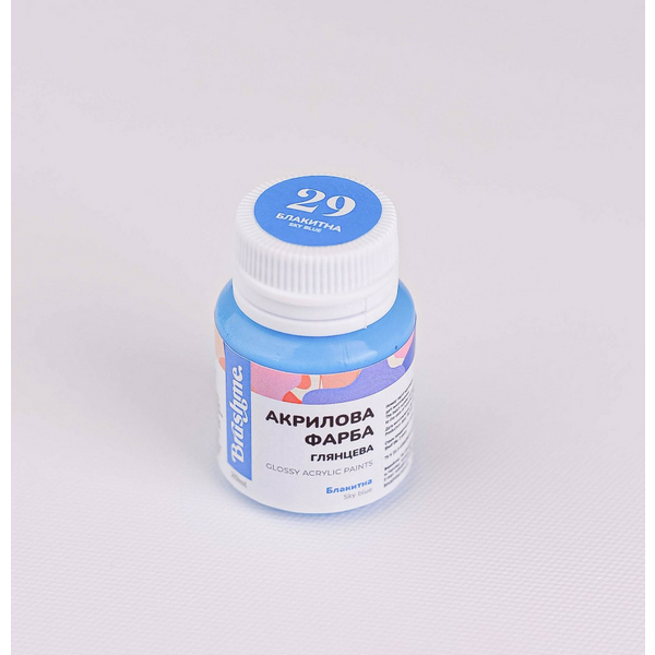 Глянцева 20 мл у баночці - Блакитна