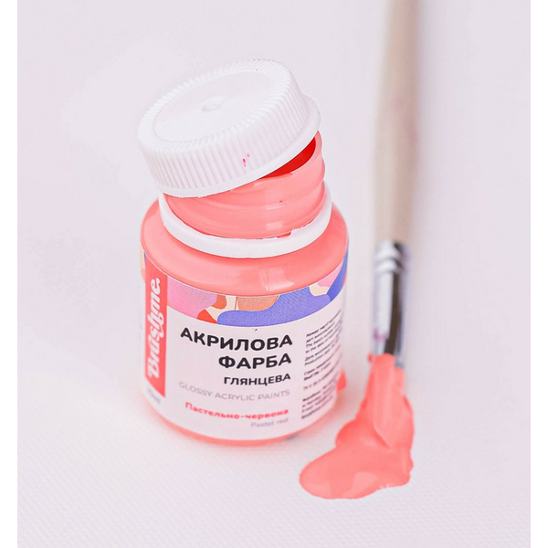 Глянцева 20 мл у баночці - Пастельно-червона