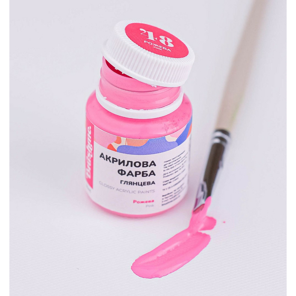 Глянцева 20 мл у баночці - Розовая
