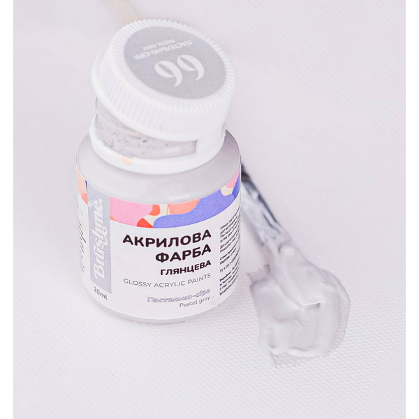 Глянцева 20 мл у баночці - Пастельно-серая