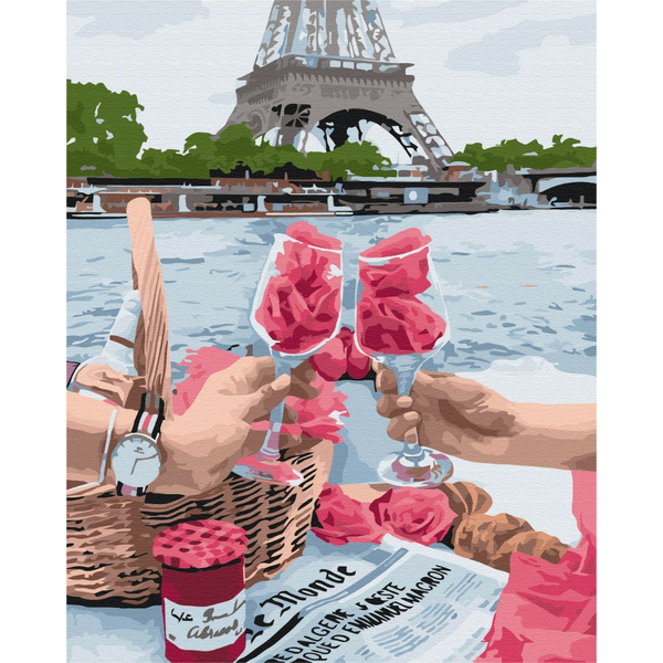 Картина по номерам Люди на картинах - Французьке вино