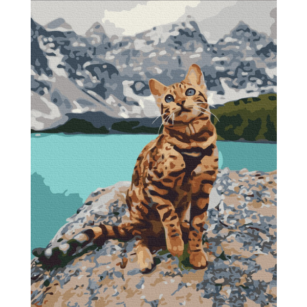 Картина по номерам Тварини, птахи та риби - Улюбленець в горах