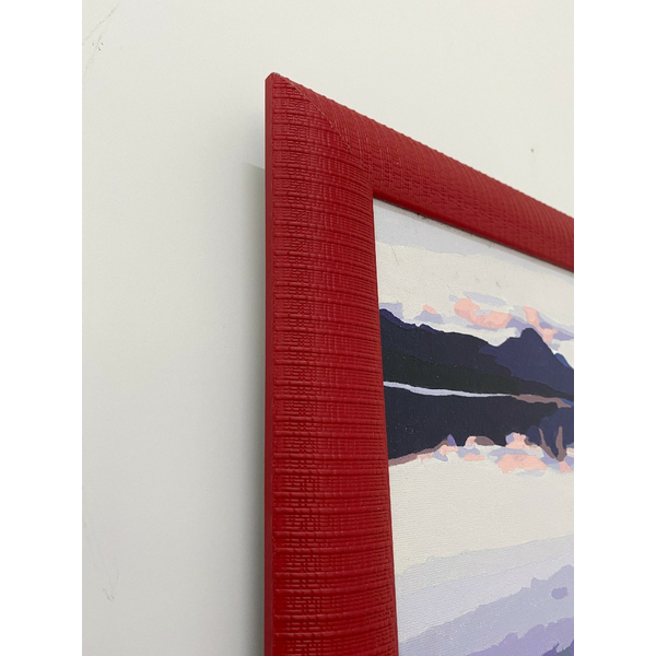 Багетні рами - Багетная рамка (красная рельефная 4,5 см) 40х50